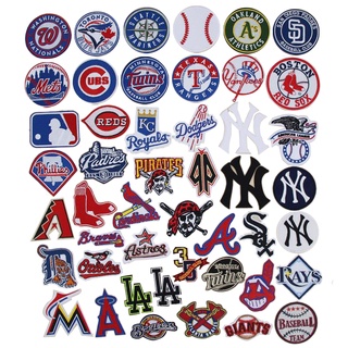 MLB美國棒球大聯盟刺繡布貼衣服徽章臂章褲子補丁貼花 有背膠可熨燙可手縫個性diy材料 手機殼裝飾酒店桌布煙洞修補 | 蝦皮購物