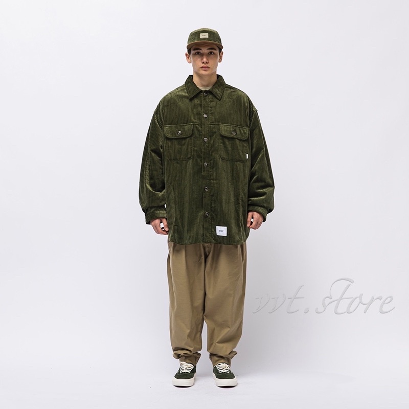 WTAPS 21AW WCPO / LS / COTTON. CORDUROY 燈芯絨長袖襯衫外套| 蝦皮購物