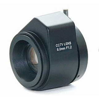 監視器鏡頭 DC 自動光圈 8mm /F1.2 鏡頭 監視器鏡頭 標準型攝影機頭 監視器 含稅開發票