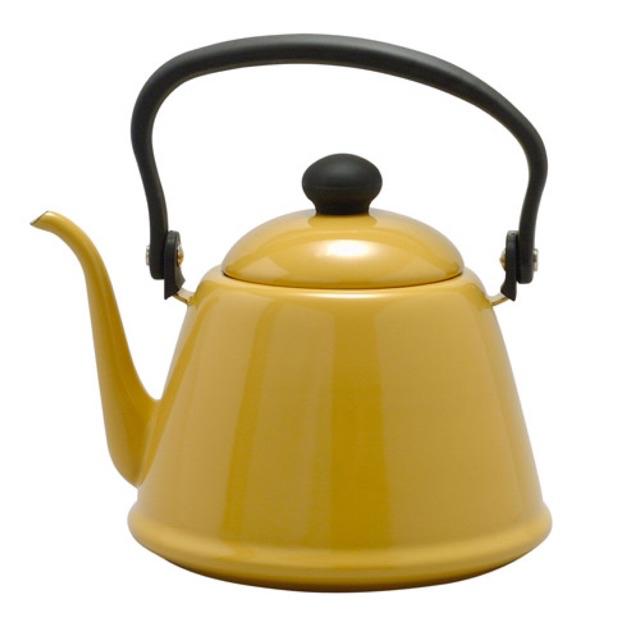 現貨*日本製野田琺瑯Drip kettle 細口手沖壺細口壺咖啡壺琺瑯壺2L 全新