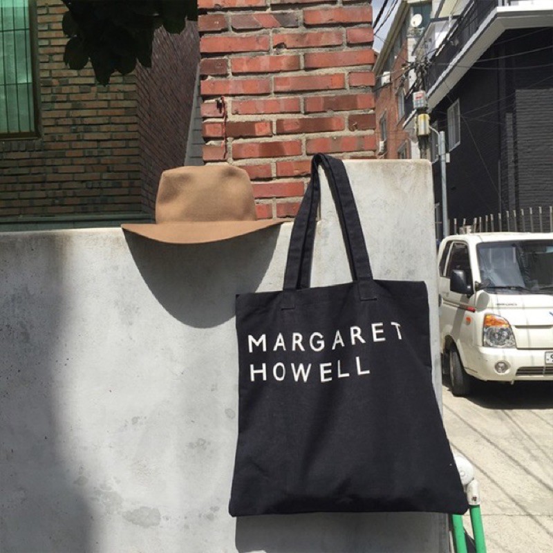 𝐅𝐚𝐚𝐚𝐭𝐨𝐮𝐨𝐮 𝐬𝐞𝐥𝐞𝐜𝐭🔖 Margaret Howell - logo bag 帆布包 購物袋