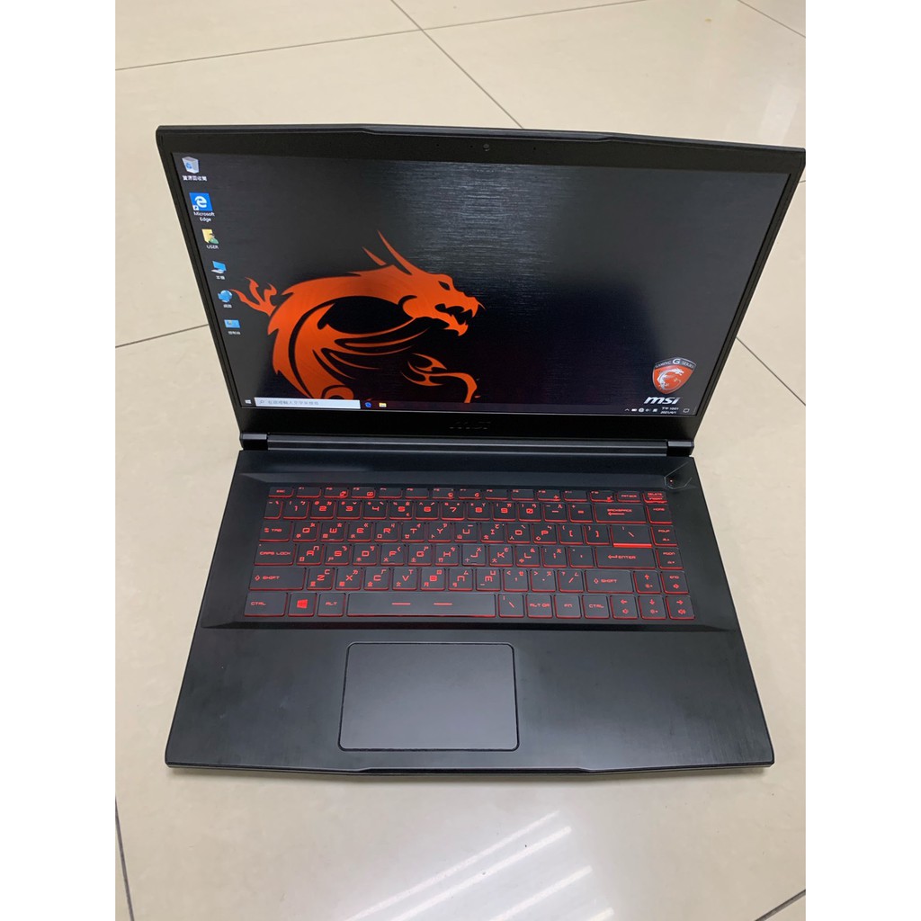 微星MSI GF63 Thin 10SCSR 中古二手機I7 10750H 16G 電競GTX1650 TI