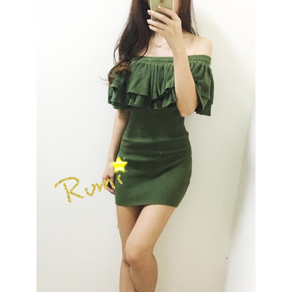 日本代購 花露米。花rumi in JP 日本知名品牌 GYDA 超美流蘇荷葉洋裝 綿100% 特價 出清 | 蝦皮購物