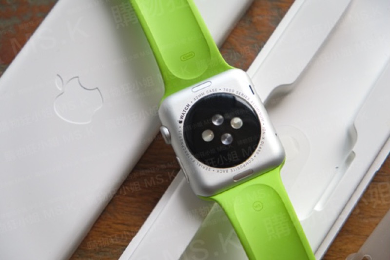 Apple Watch Sport 42mm 7000 series等級銀色鋁 S1 運動錶帶