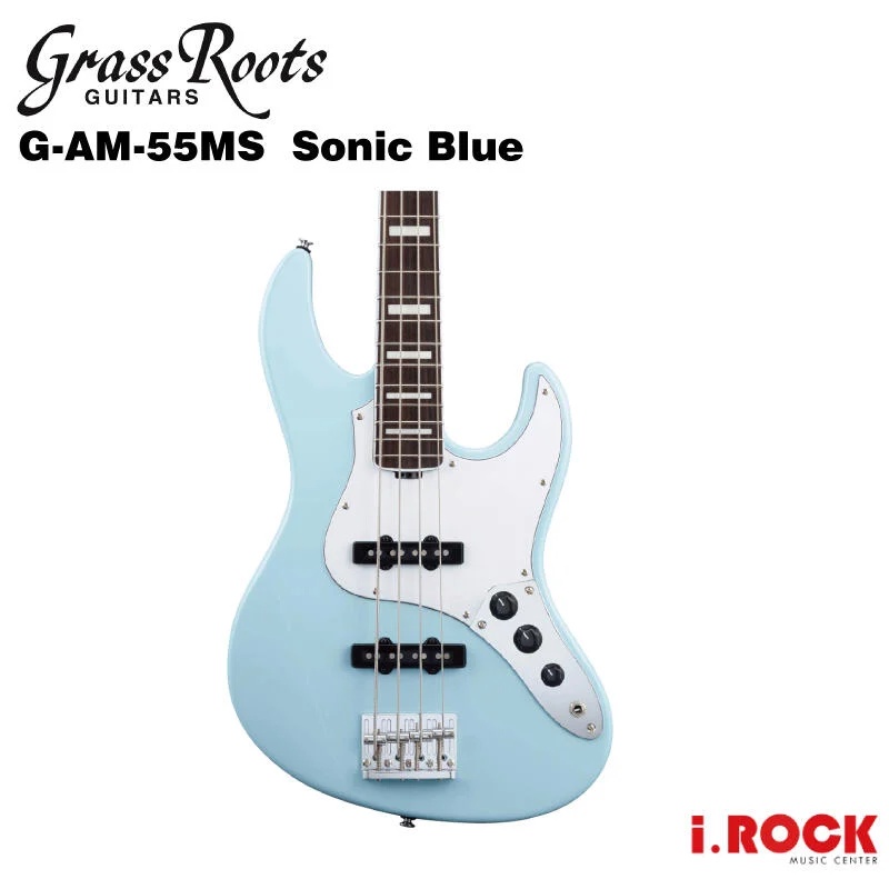 ベースギター ブランド ESP GrassRoots G-AM-55MS/R PI