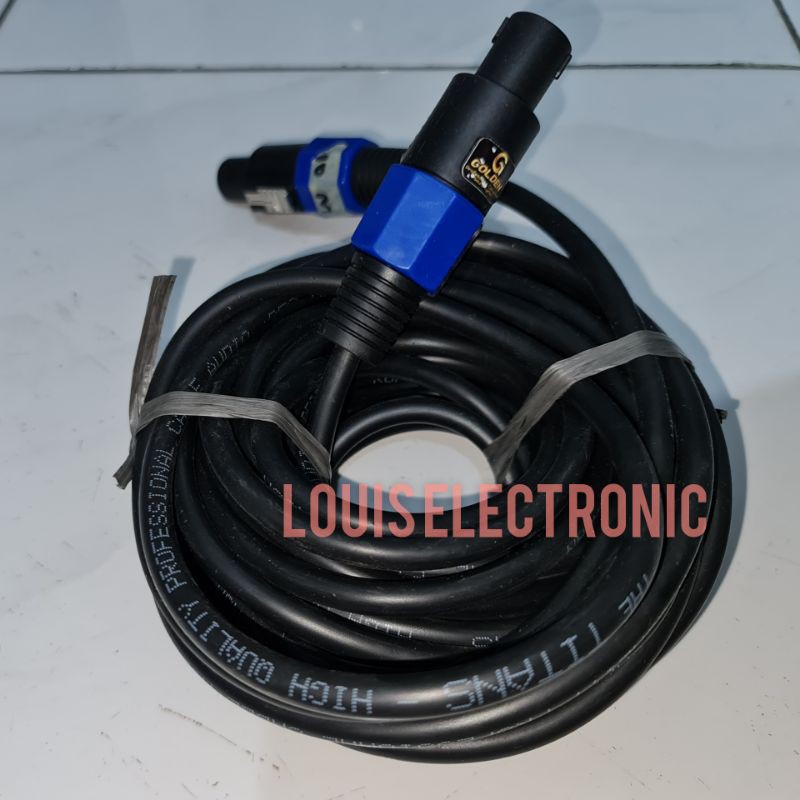 Câble Speakon/Speakon Stagg SSP10SS15 - 10m - Qualité Pro Pour Sono