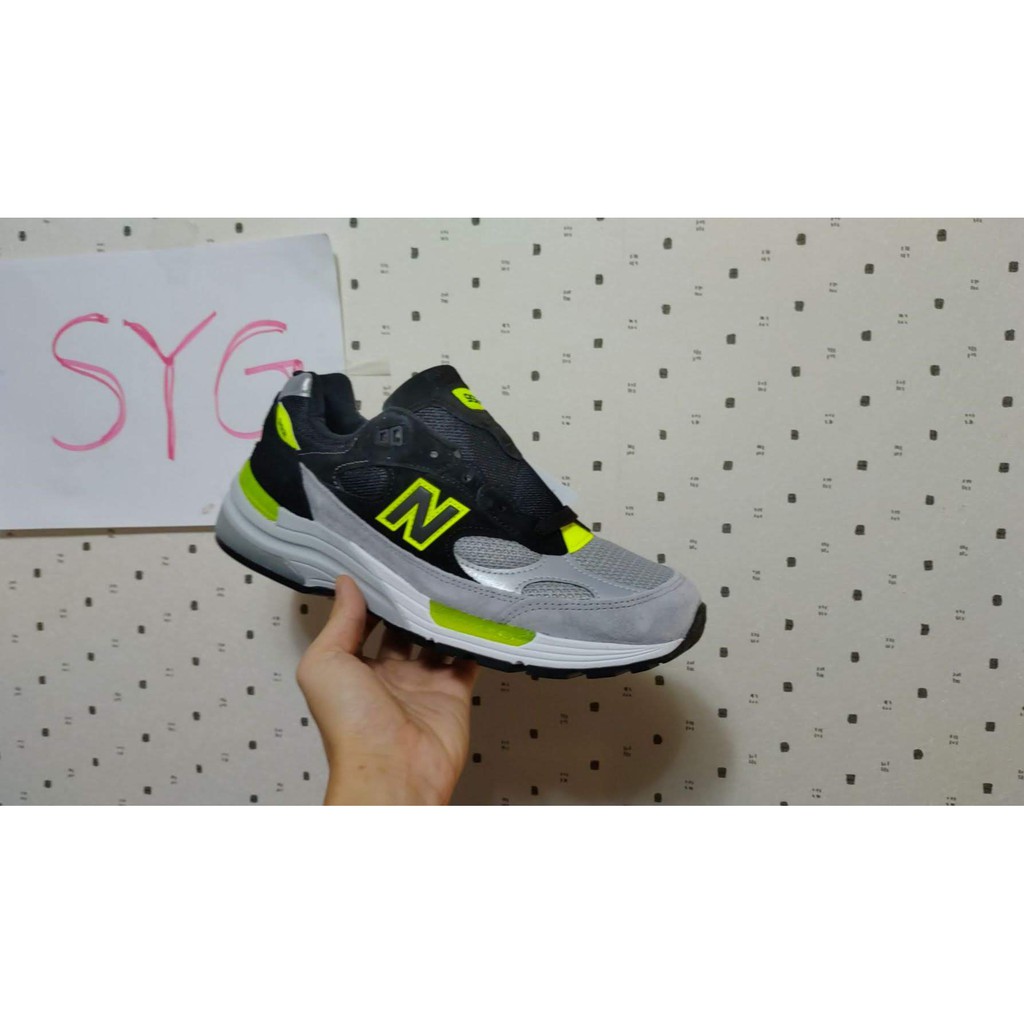 [SYG] New Balance 992 us9D 灰黑螢光黃 美製 M992TQ