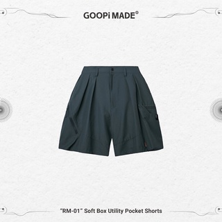 Goopi “RM-01” Soft Box Utility Pocket Shorts - Aqua (已售出