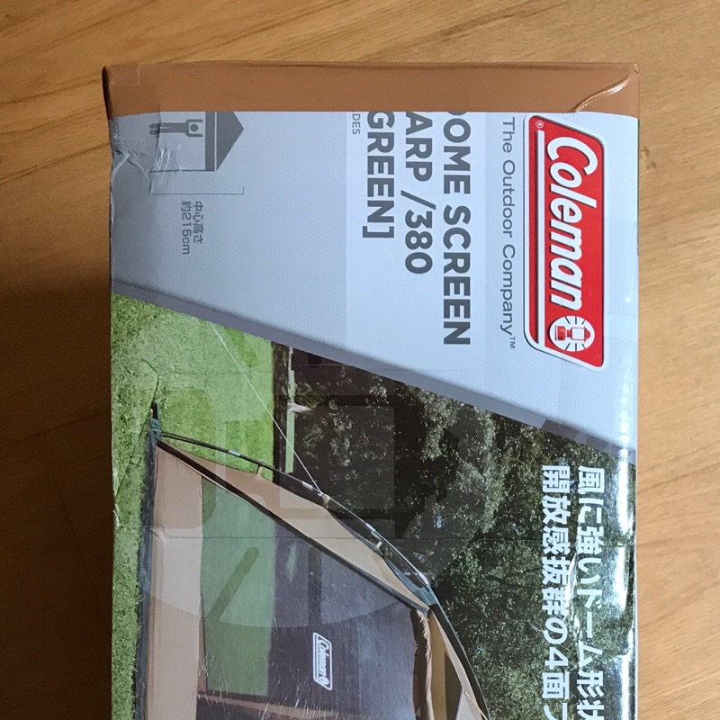 賠售！！！Coleman 380 客廳帳 DOME SCREEN TARP 可連接一般帳