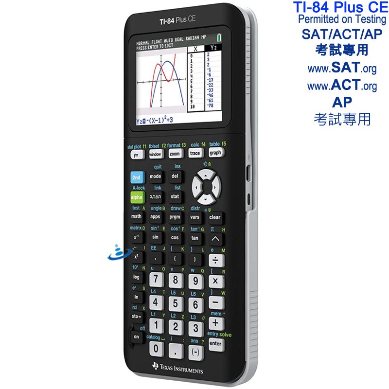 金響電器】TI TI-84 Plus CE,繪圖計算機SAT,ACT,AP,IB,TI-84PLUSCE,TI