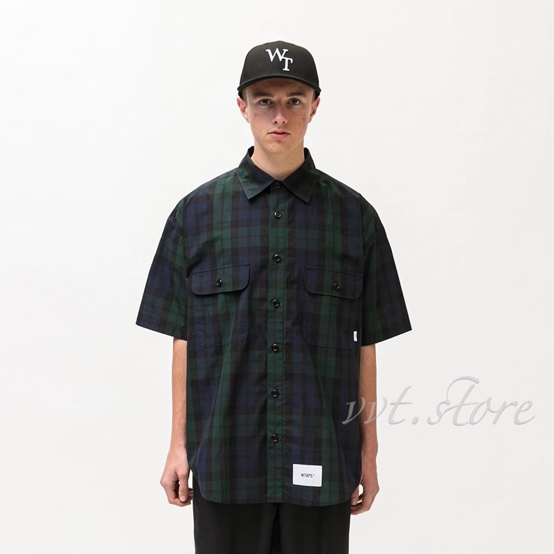 WTAPS 22SS WCPO / SS / COTTON. BROADCLOTH. TEXTILE 短袖襯衫| 蝦皮購物