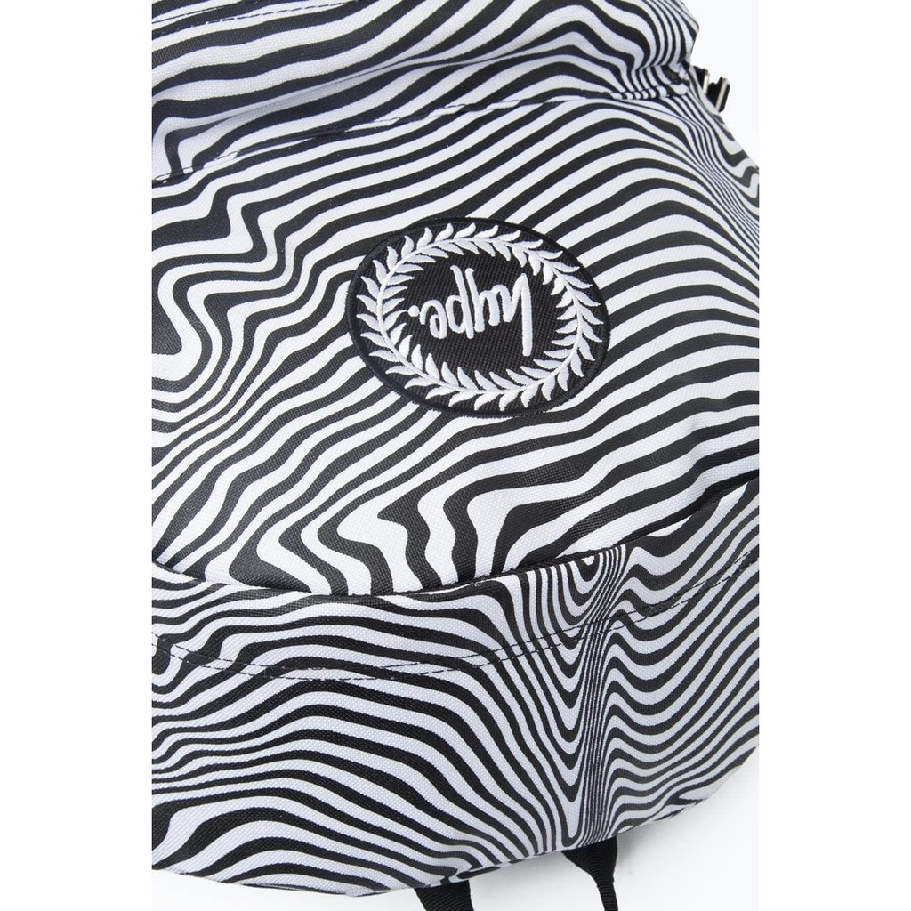 🚀UrTYPE🚀 HYPE BLACK ZEBRA WARP BACKPACK 黑白 斑馬 後背包 背包 書包 條紋 | 蝦皮購物