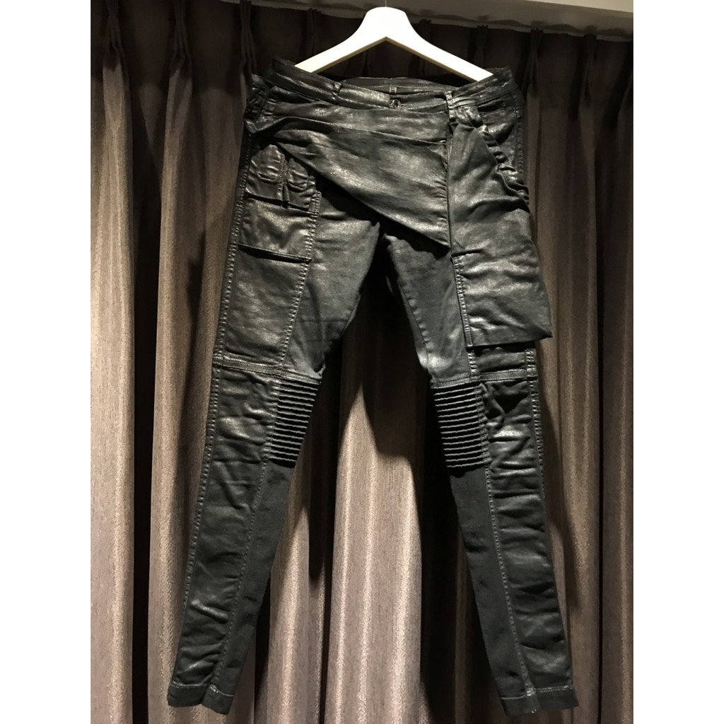 rick owens drkshdw memphis 上膠褲 30號