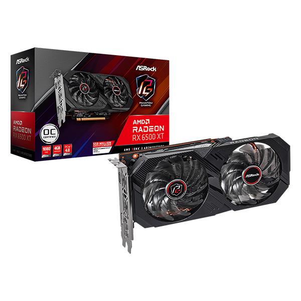 現貨含稅】華擎ASRock Radeon RX 6500 XT PGD 4GO AMD 顯示卡RX6500XT