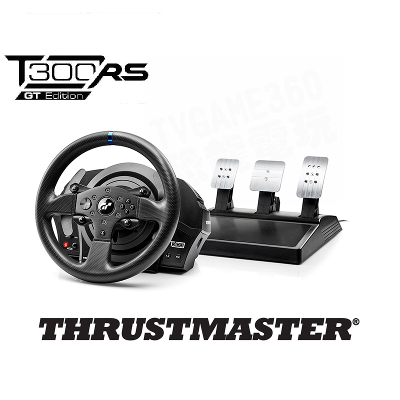 宅配免運費)THRUSTMASTER T300RS GT 賽車方向盤PS5 PS4 PS3 PC 台灣