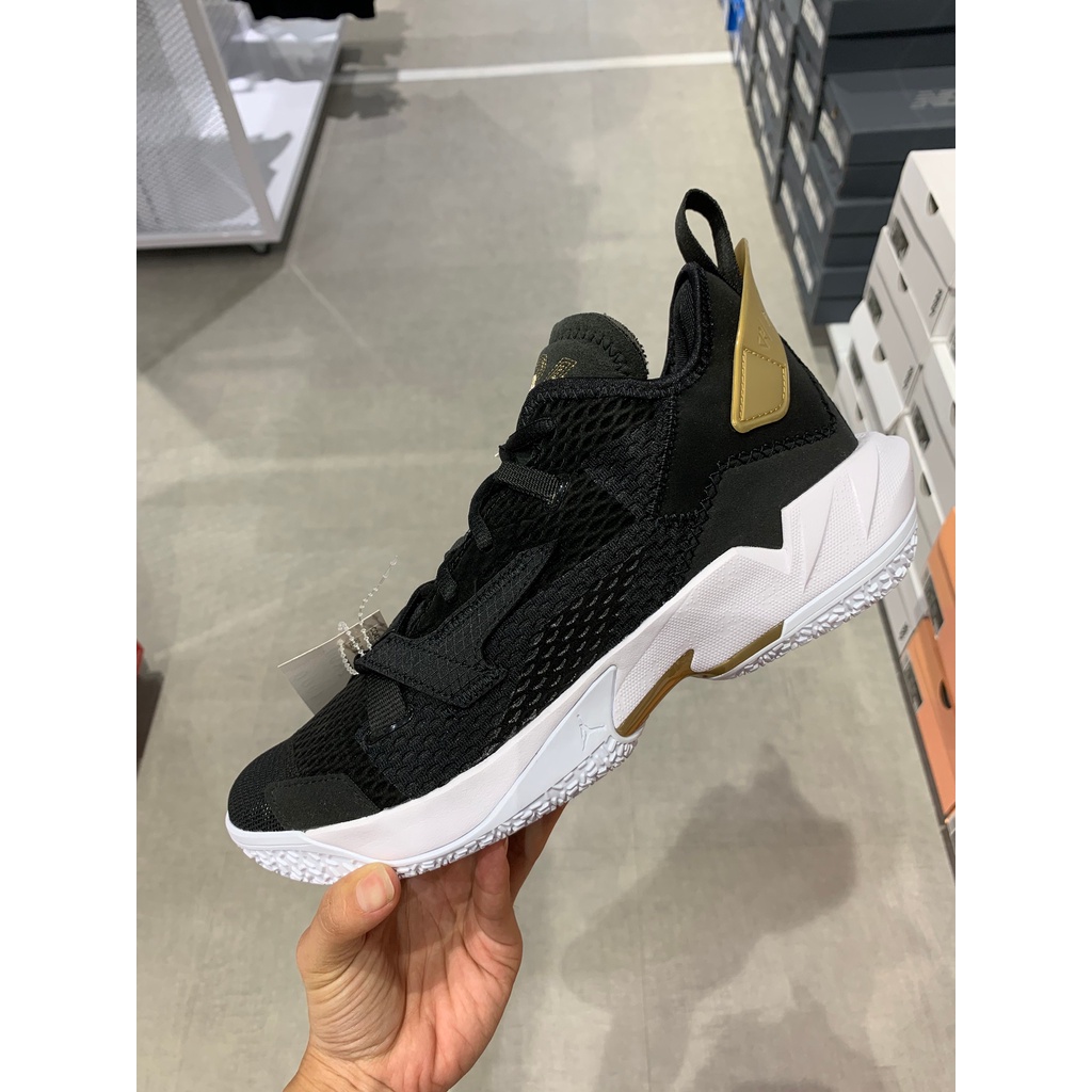 NIKE Jordan Why Not Zer0.4 PF 男黑金包覆避震運動鞋籃球鞋CQ4231-001