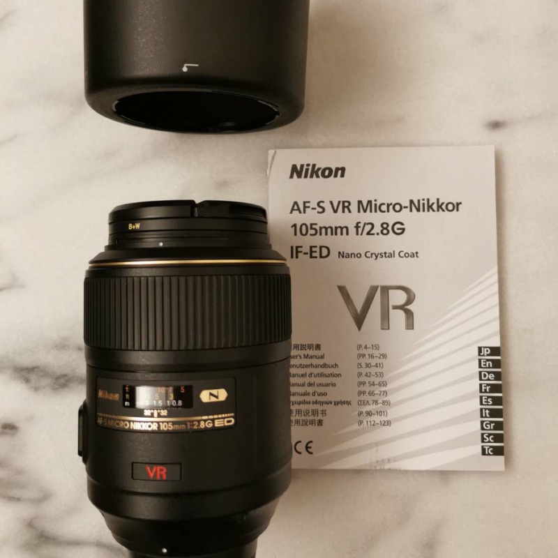 二手極新、平輸 Nikon AF-S VR Micro-Nikkor 105mm F/2.8G IF-ED