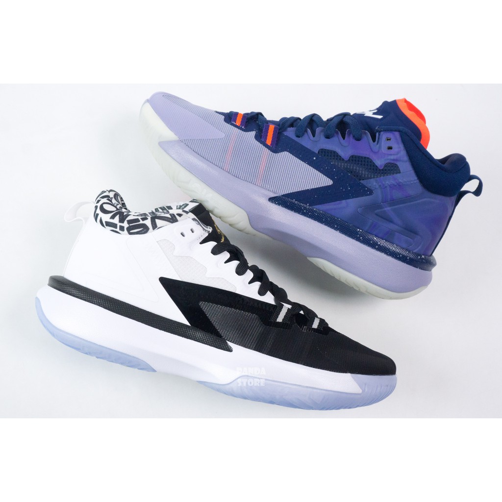 胖達）NIKE JORDAN ZION 1 PF 籃球鞋 氣墊 大童 DA3129 DA3131 黑白 籃紫 男女