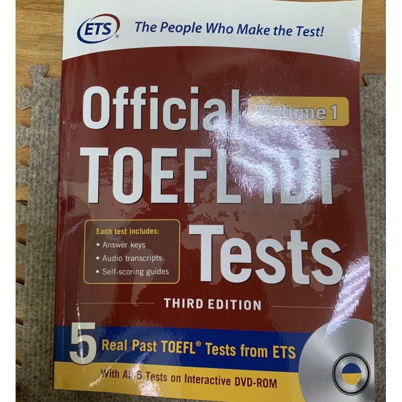 official toefl ibt test(third edition)托福用書| 蝦皮購物