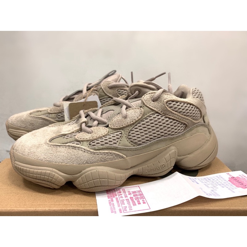 Adidas yeezy 500 taupe light GX3605 女鞋US5 23cm 灰褐色| 蝦皮購物