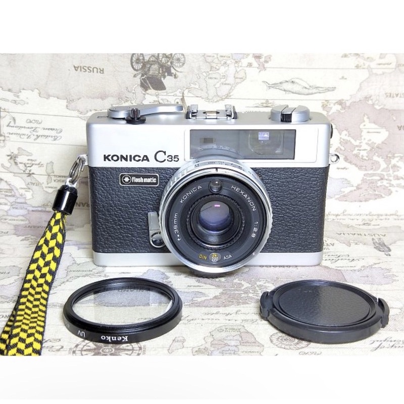 Konica C35 Flashmatic / Hexanon 38/2.8經典輕便底片機