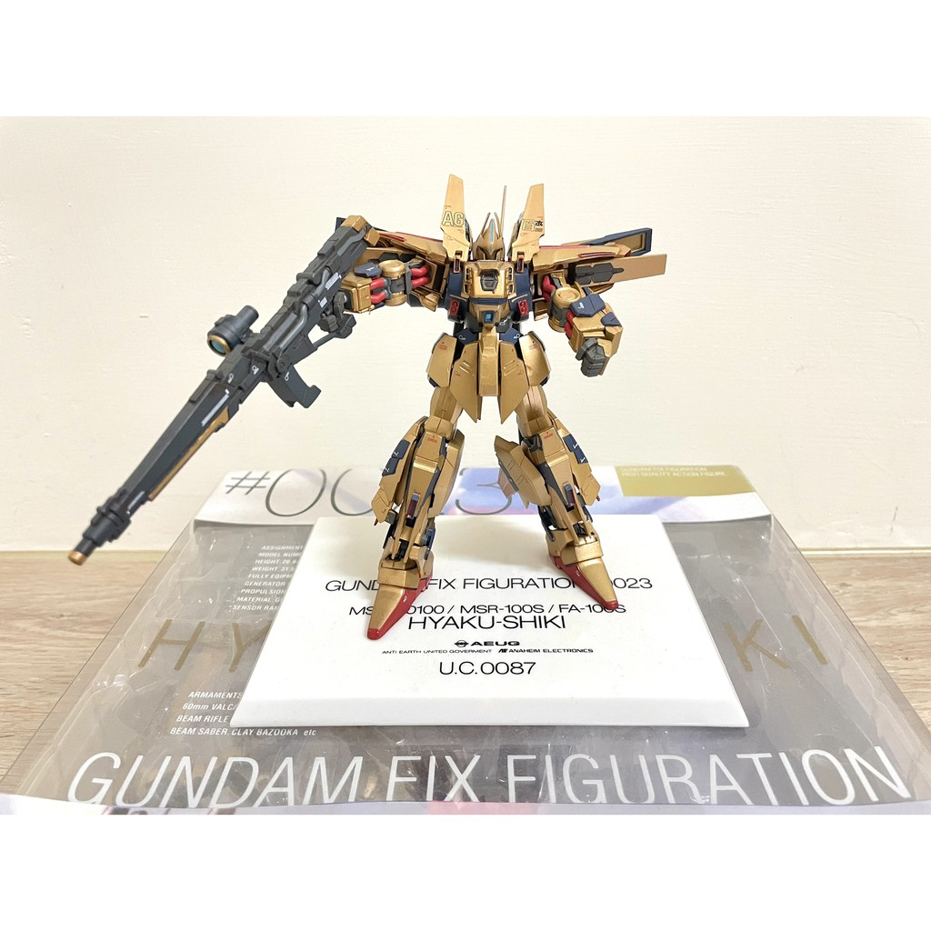 鋼彈夏亞百式改gundam fix figuration GFF 0023 msn-00100 全武裝 
