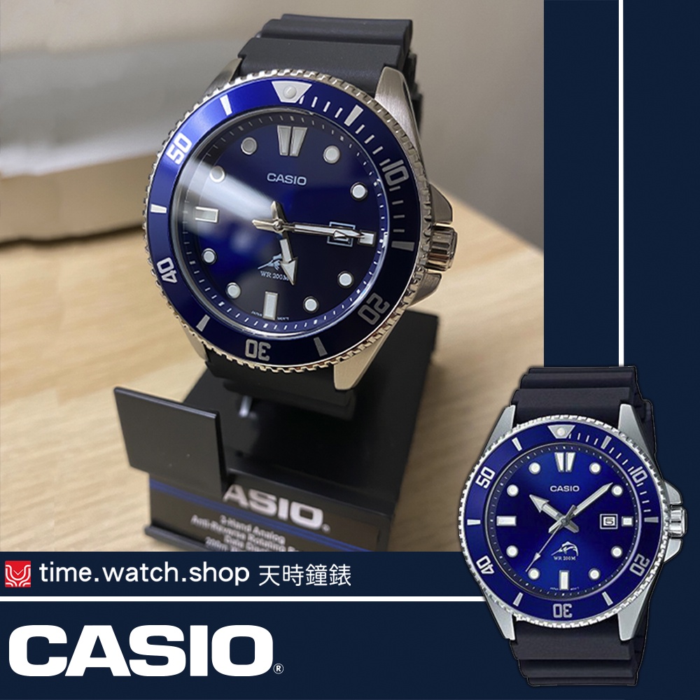 【高雄時光鐘錶】CASIO 卡西歐 MDV-106B-2AVCF 槍魚系列黑水鬼200米潛水錶 防水手錶 手錶男錶女錶 | 蝦皮購物