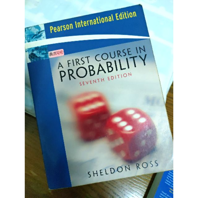 A First Course in Probability Sheldon Ross | 蝦皮購物