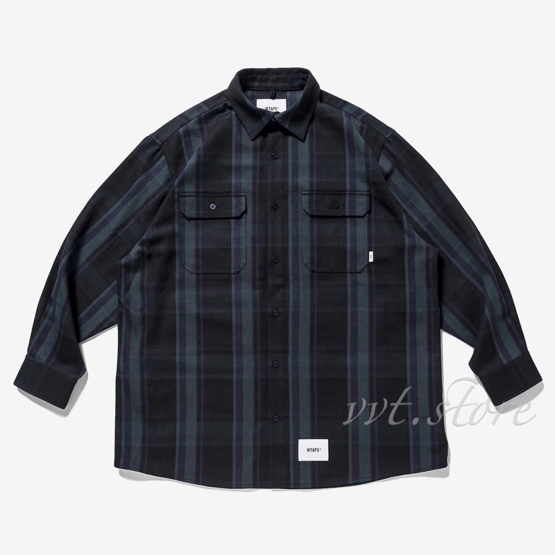 WTAPS 21AW DECK / LS / COTTON. FLANNEL. TEXTILE 長袖襯衫外套| 蝦皮購物