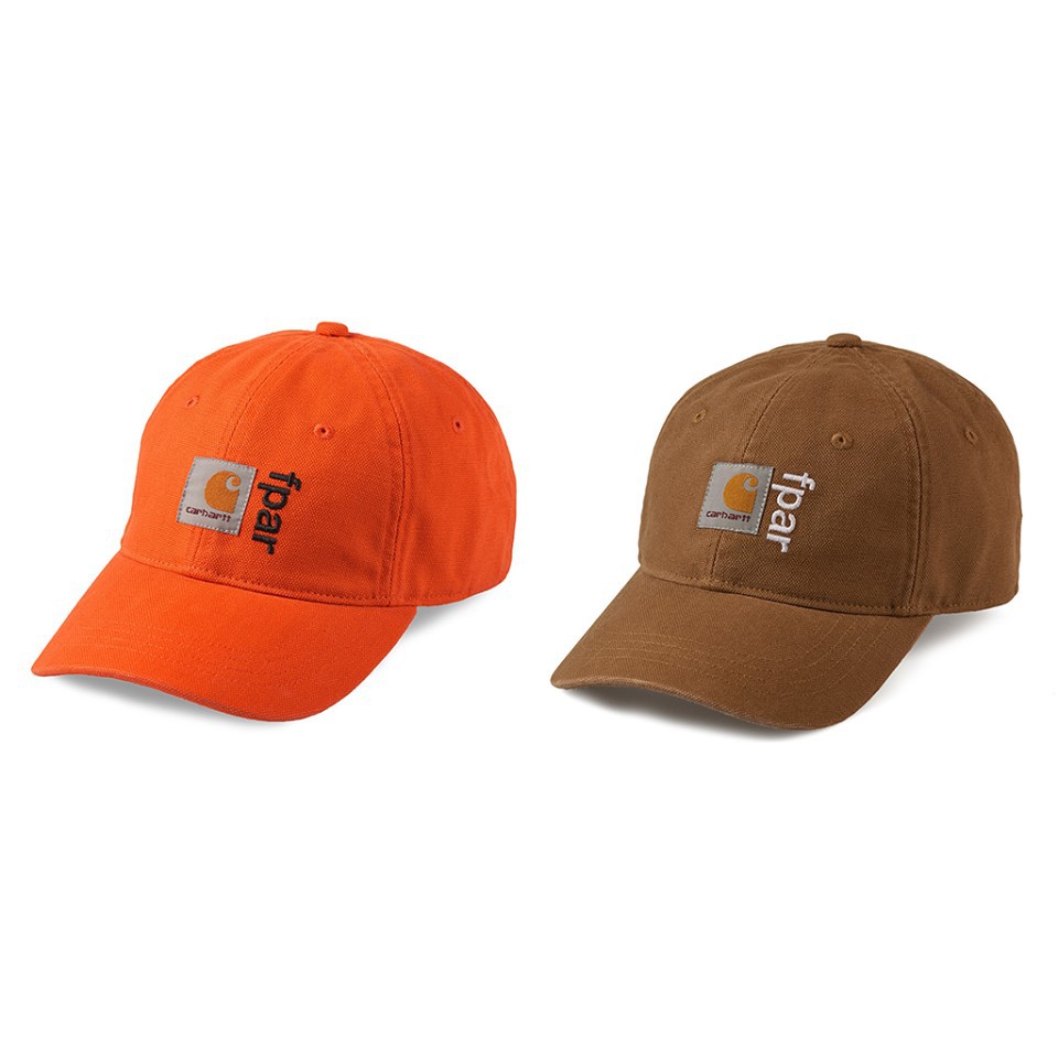 Carhartt WIP x FPAR 6-Panel Cap 鴨舌帽 老帽 六分割 聯名 余文樂 卡其 土 橘色 螢光