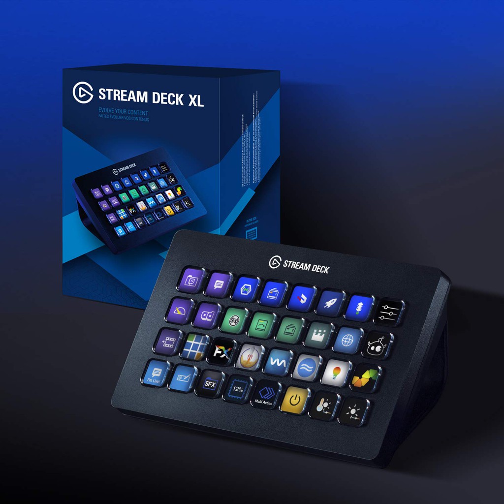 一統電競】Elgato Stream Deck XL 視頻直播操作控制台| 蝦皮購物