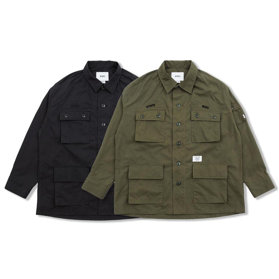 WTAPS 18SS JUNGLE LS 四袋黑色S | 蝦皮購物