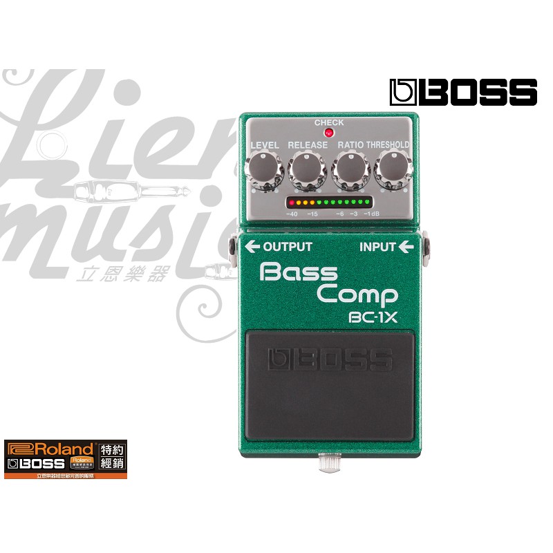 立恩樂器效果器專賣』免運分期BOSS BC-1X Bass Comp 貝斯壓縮效果器