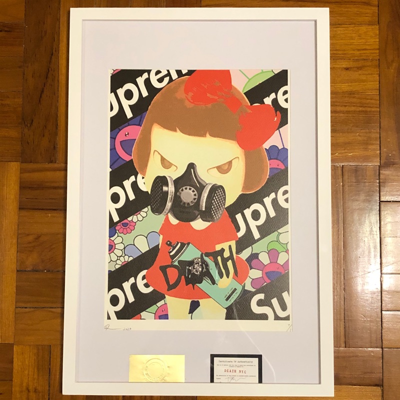 DEATH NYC さシュプリーム supreme 奈良美智 アートステッカー