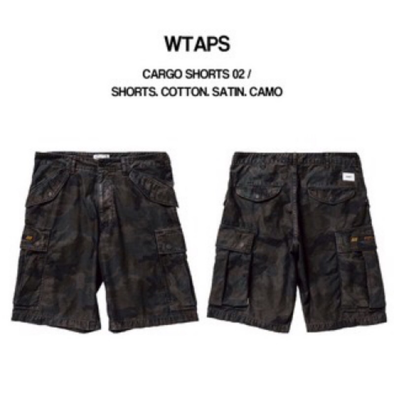 20SS WTAPS CARGO SHORTS CAMO L OD