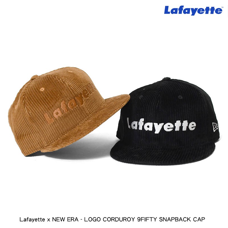 LESSTAIWAN ▽ Lafayette x NEW ERA - LOGO CORDUROY 9FIFTY CAP