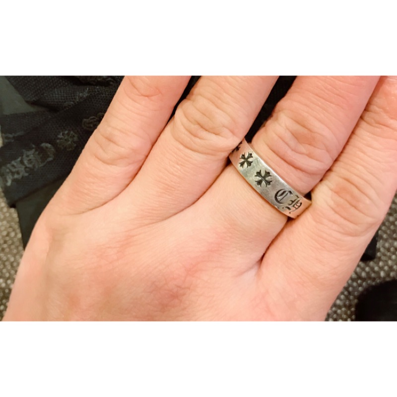 Chrome Hearts Spacer 6mm CH Forever 純銀戒指| 蝦皮購物