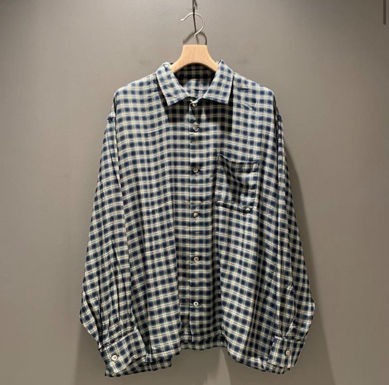 BEAMS SSZ 20AW 18OMB SHIRT オンブレチェックシャツ