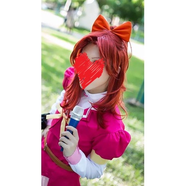 【二手】AKB0048 東雲彼方 COS COSPLAY 衣服 假髮 蝴蝶結 偶像 練習生 麥克風 粉紅色 | 蝦皮購物
