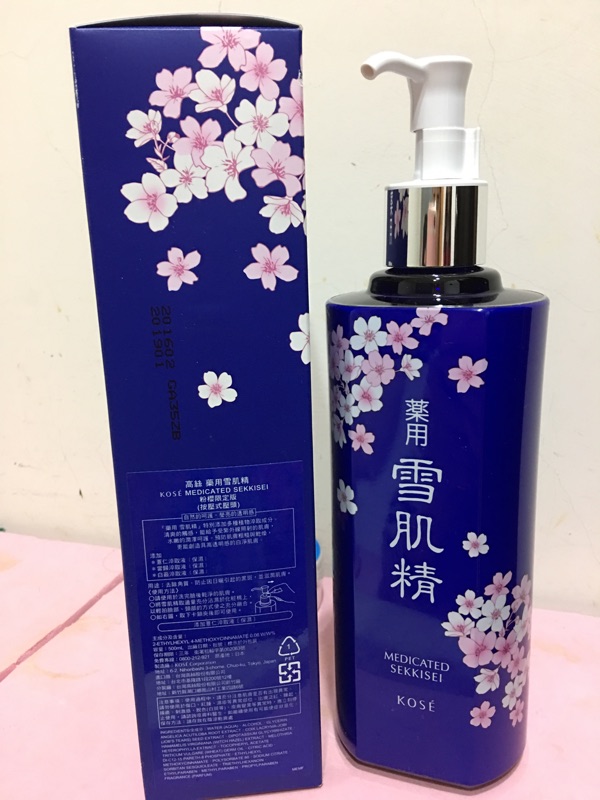KOSE 高絲藥用雪肌精化妝水1000ml 粉櫻限定版🌸🌸按壓式押頭