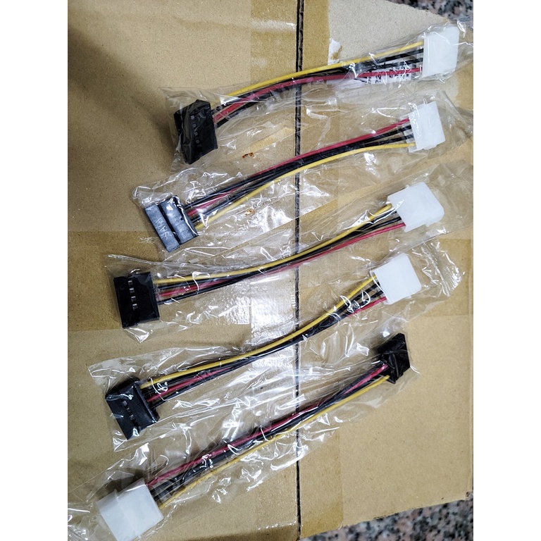 大4Pin 轉 SATA 電源供應器 電源線 4pin轉SATA(1對1)-5條裝PC001 | 蝦皮購物