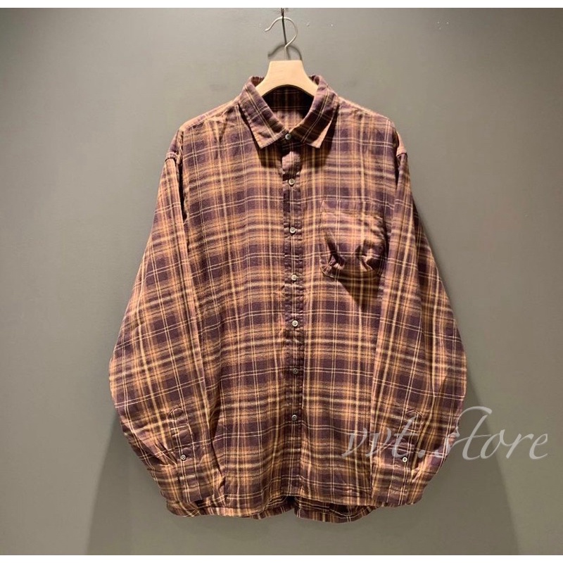 SSZ BALLOON SHIRTS BROWN Mサイズ 21AWシャツ ...