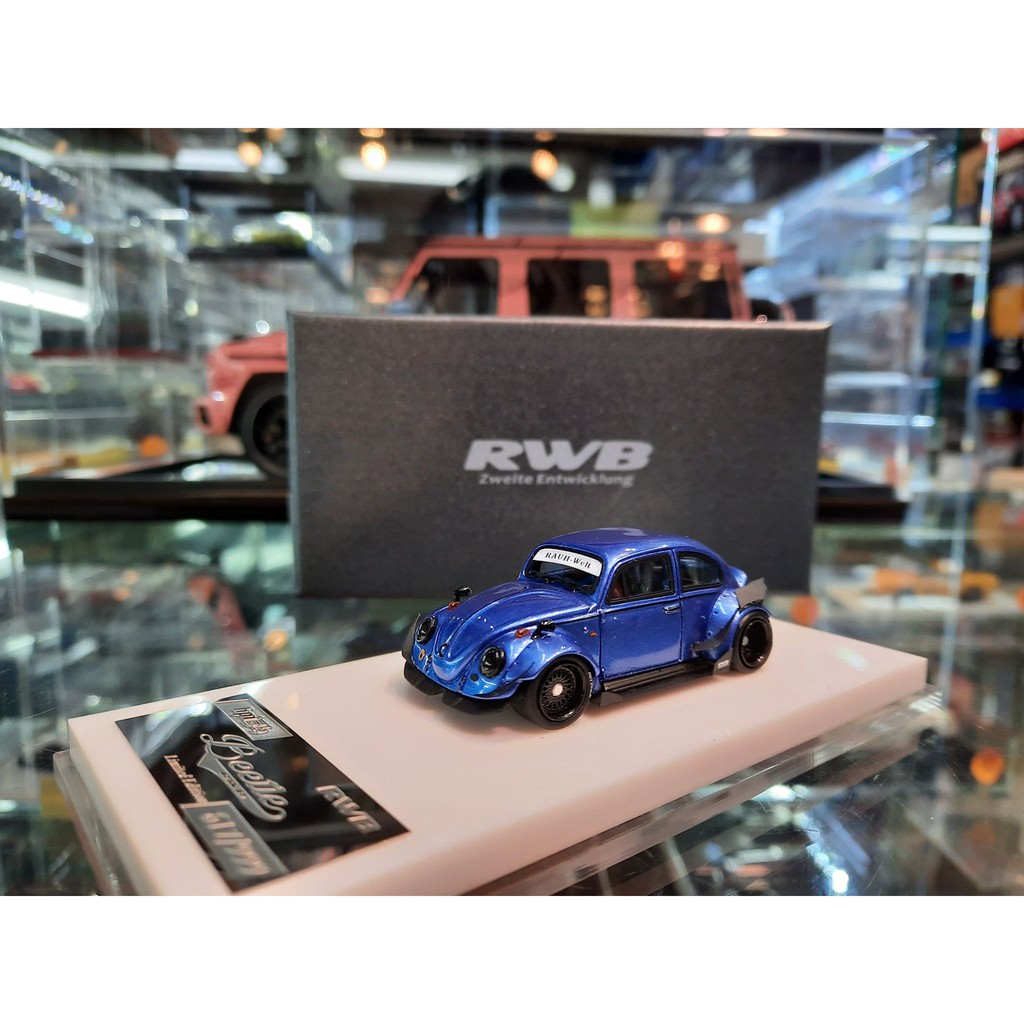 吉華科技＠ 1/64 Hpi Beetle-RWB 藍色 (樹酯車) | 蝦皮購物