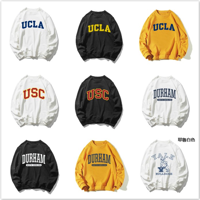美國 NCAA 大學名校籃球訓練服 隊服 大學T 長袖T 團體服 UCLA 耶魯 麻省理工學院 USC UCONN 全棉 | 蝦皮購物