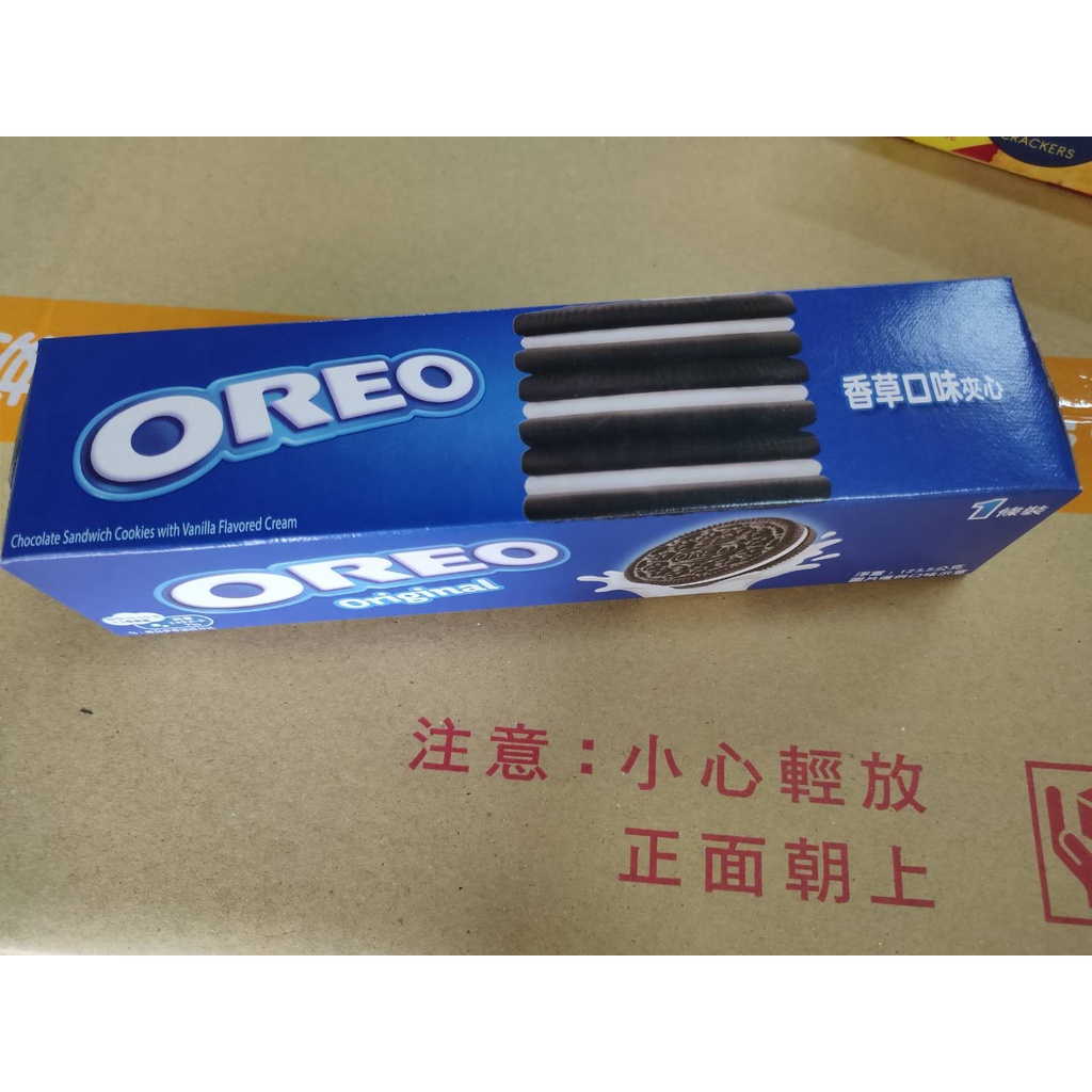 OREO 香草 夾心餅乾 餅乾 (123g/盒) | 蝦皮購物