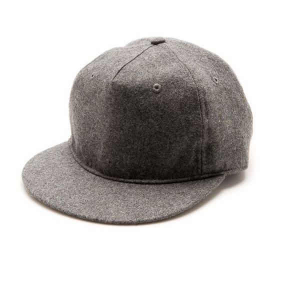 Yellow 108 - Reel Ball Cap - Grey wool 可調羊毛棒球帽 灰色