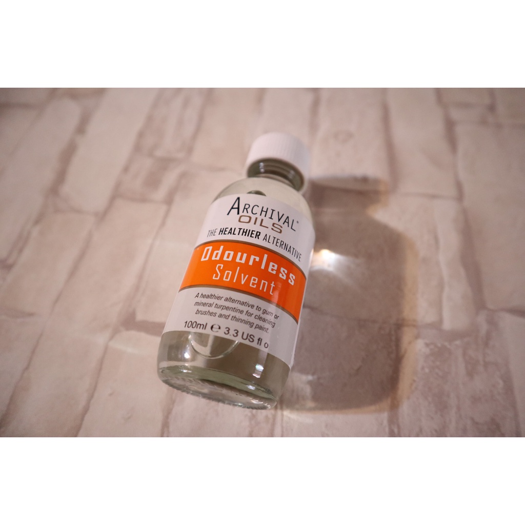 【全新】油畫輔助劑 澳洲 Archival 系列 Odourless Solvent 無味礦物油精 100ml | 蝦皮購物