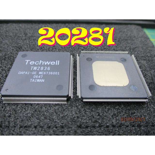 【全冠】TECHWELL TW2836-PA1-GE 視頻控制器 Video Controller『1個/拍』 | 蝦皮購物