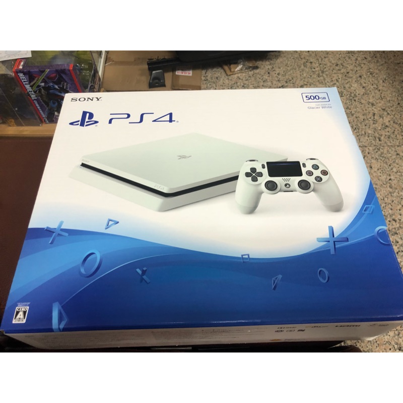 Sony PS4 CHU-2000A B02 Slim 冰河白500G 2017a 可參考| 蝦皮購物