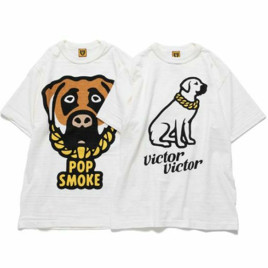 20AW HUMAN MADE POP SMOKE / VICTOR VICTOR T-SHIRT 饒舌聯名狗頭短